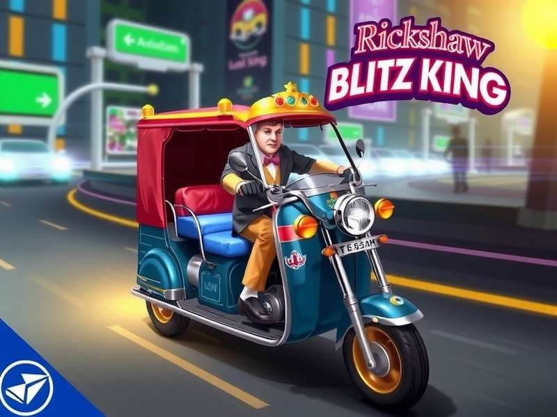 Rickshaw Blitz King Game Cover